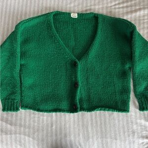 Babaa Cardigan no 57 in emerald